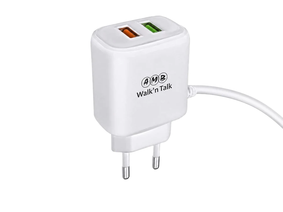 AMB Walk'n Talk EC-102 — 2.4A Type-C Travel Charger