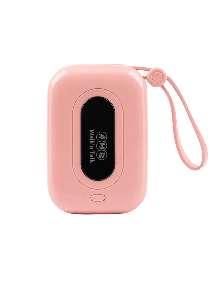 AMB Walk'n Talk Fashion Power Bank - Pink